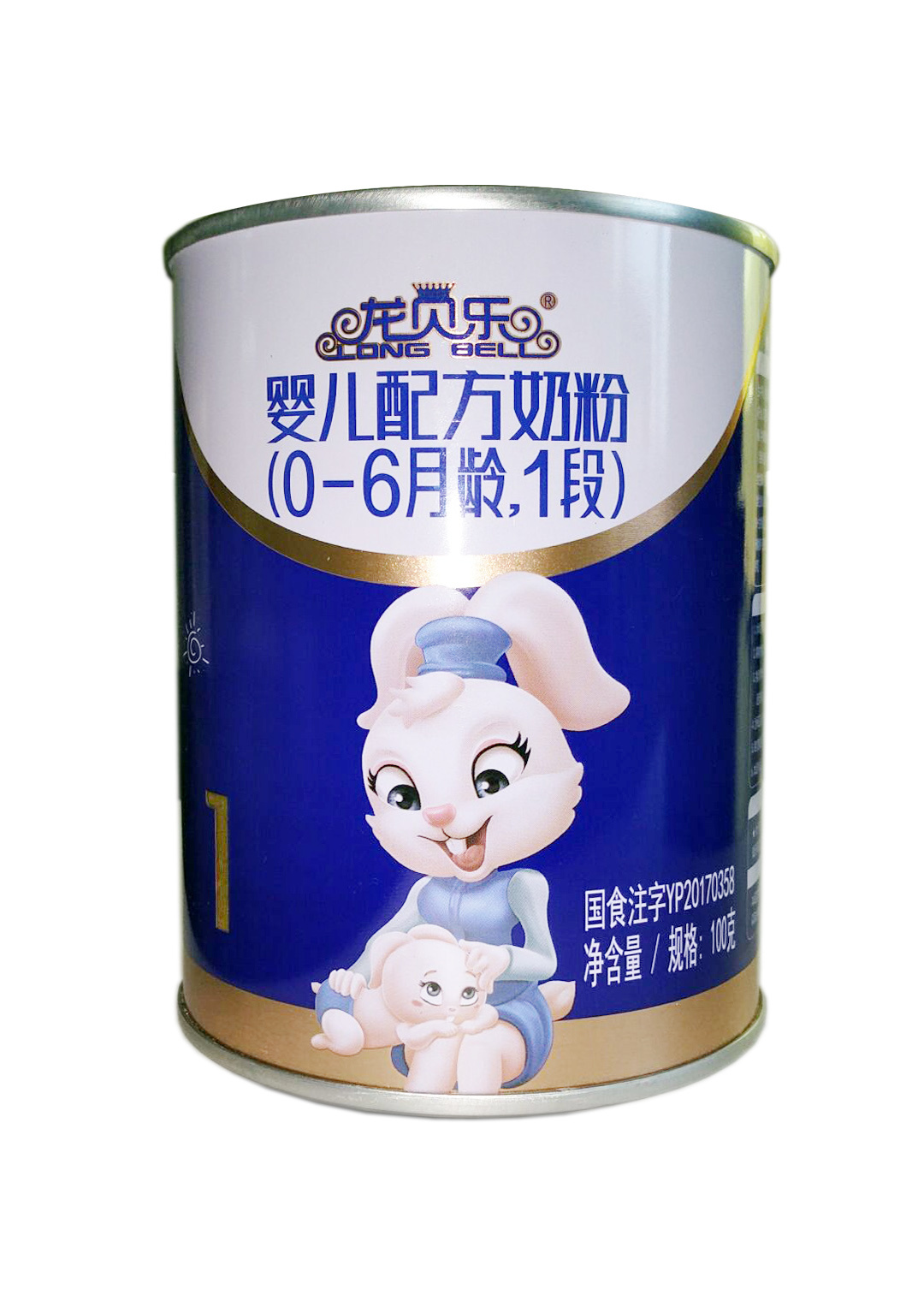 2018年(nián)6月(yuè)份龍貝樂(yuè)嬰兒(ér)配方奶粉100克