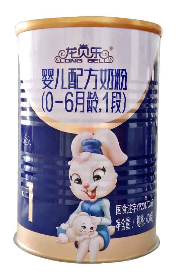 2021年(nián)4月(yuè)份龍貝樂(yuè)嬰兒(ér)配方奶粉400g