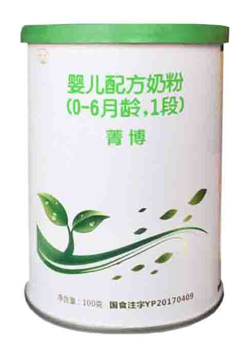 2019年(nián)01月(yuè)份菁博嬰兒(ér)配方奶粉100克